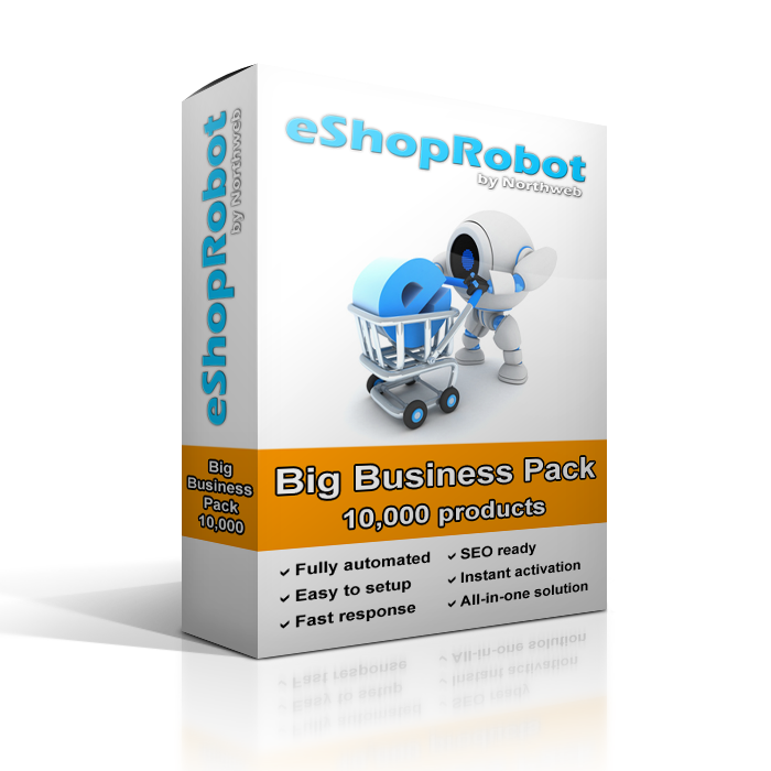 eShopRobot - Συνδρομή για Ηλεκτρονικό Κατάστημα μέχρι 10.000 προϊόντα