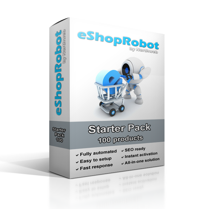 eShopRobot - Συνδρομή για Ηλεκτρονικό Κατάστημα μέχρι 100 προϊόντα